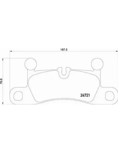 P65027 Juego de pastillas de freno Brembo