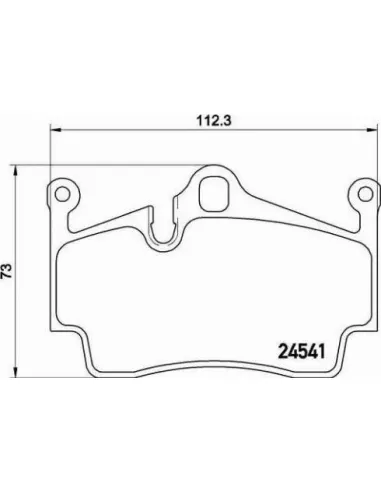 P65028 Juego de pastillas de freno Brembo