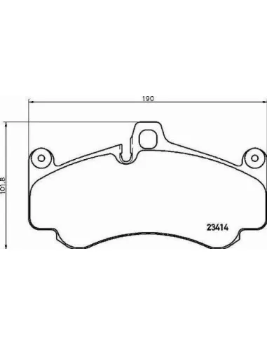 P65032 Juego de pastillas de freno Brembo