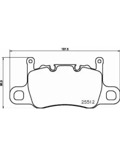 P65037 Juego de pastillas de freno Brembo
