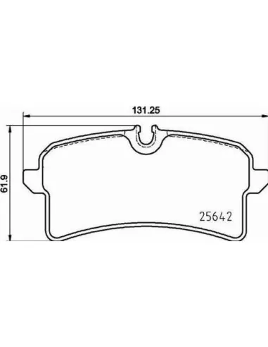 P65040 Juego de pastillas de freno Brembo