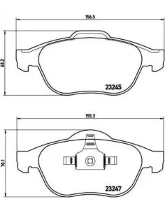 P68040 Juego de pastillas de freno Brembo