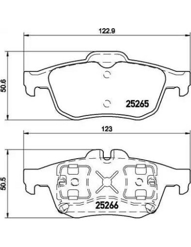 P68057 Juego de pastillas de freno Brembo