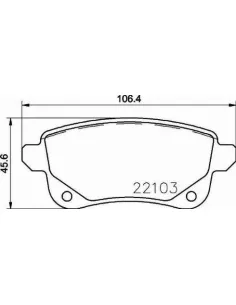 P68064 Juego de pastillas de freno Brembo
