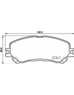 P68067 Juego de pastillas de freno Brembo