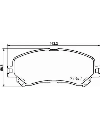 Juego de pastillas de freno Brembo P 68 067