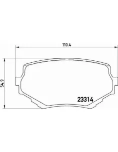 P79009 Juego de pastillas de freno Brembo