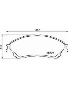 P79032 Juego de pastillas de freno Brembo