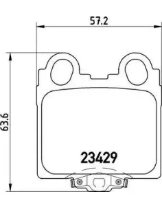 P83045 Juego de pastillas de freno Brembo