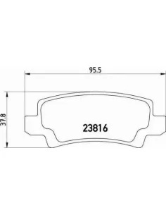 P83065 Juego de pastillas de freno Brembo