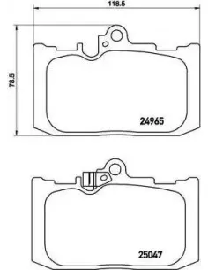 P83131 Juego de pastillas de freno Brembo