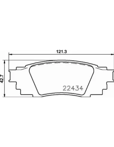 Juego de pastillas de freno Brembo P 83 160