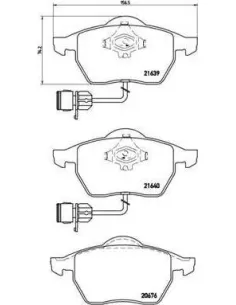 P85040 Juego de pastillas de freno Brembo