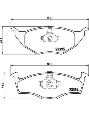 P85055 Juego de pastillas de freno Brembo