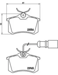 P85058 Juego de pastillas de freno Brembo