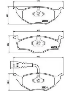 P85063 Juego de pastillas de freno Brembo