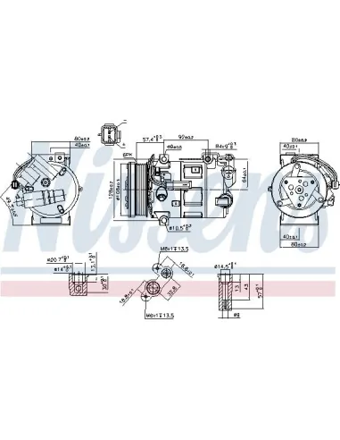 Compresor Aire acondicionado Citroen 9671451380