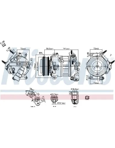 Compresor Aire acondicionado Ford 2026699