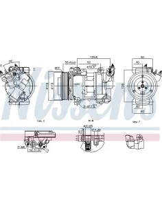 Compresor Aire acondicionado Citroen 9802875780