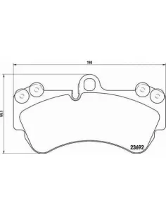 P85069 Juego de pastillas de freno Brembo