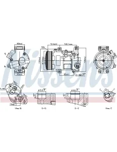 Compresor de aire acondicionado Toyota 89516