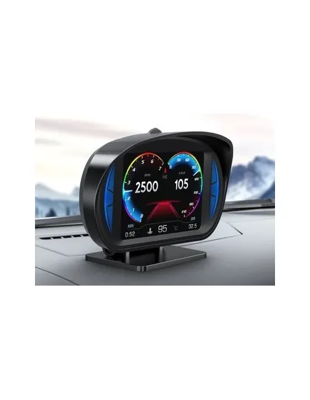 Velocímetro OBD2 GPS Digital con alarma