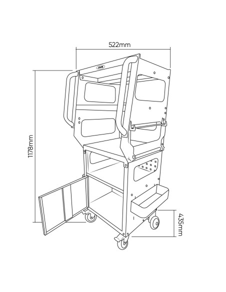 CARRO PARA DIAGNÓSTICO
