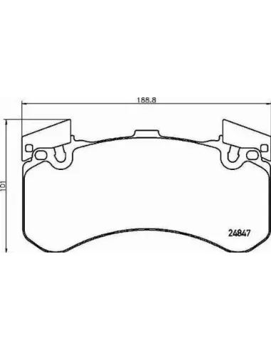 P85136 Juego de pastillas de freno Brembo