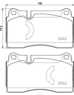 P85159 Juego de pastillas de freno Brembo