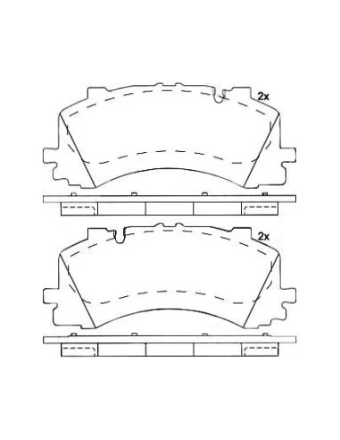 P85170 Juego de pastillas de freno Brembo