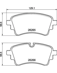 P85185 Juego de pastillas de freno Brembo