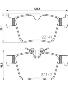 P86029 Juego de pastillas de freno Brembo