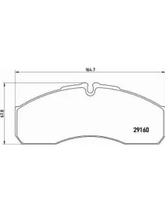 PA6022 Juego de pastillas de freno Brembo