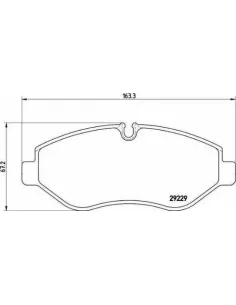 PA6026 Juego de pastillas de freno Brembo