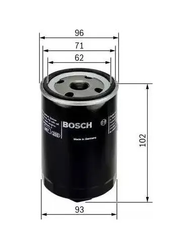 Filtro de aceite Bosch 451103062