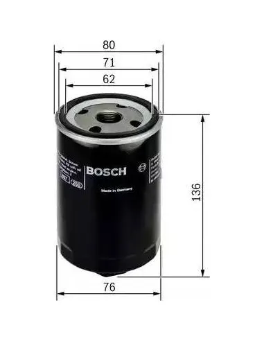 Filtro de aceite Bosch 451103280