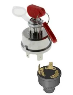 LLAVE CONTACTO COMMUTADOR ARRANQUE 4 POLOS 12/24V